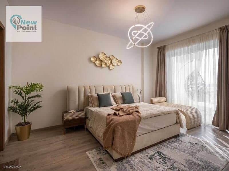 Fully finished apartment for sale in the most distinguished compounds in the New Cairo, with installments over 8 years, Palm Hills 3