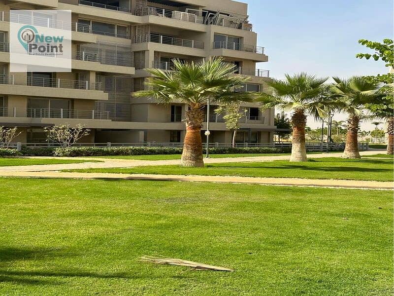 Ground floor apartment with garden for sale in Palm Hills New Cairo, Cleo phase, direct on the lagoon, with installments over 8 years 5