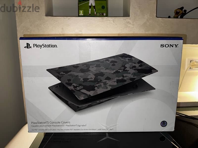 SONY Cover For PlayStation 5 Gray Camouflage PS5 1