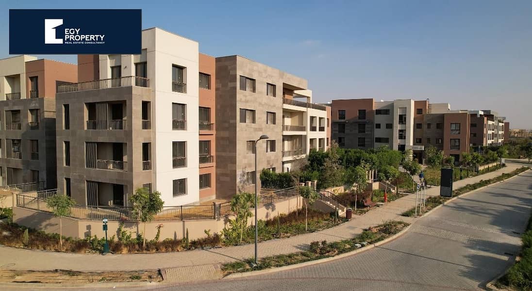 Own your New apartment now with 5% down payment and rest over 7 years installments in Marakez in District 5 New Cairo 5