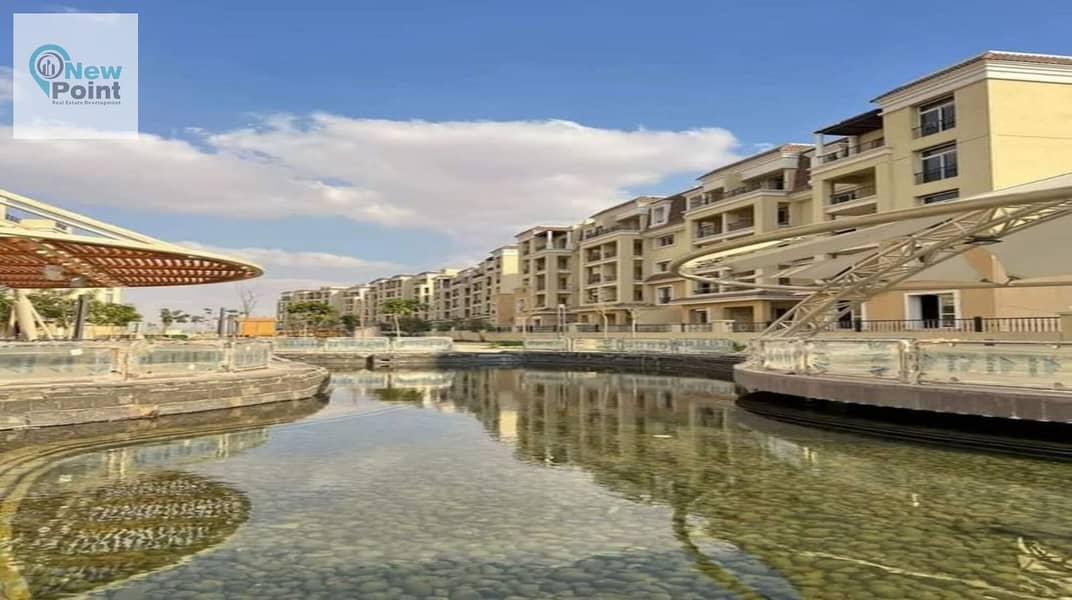 Apartment for sale 155 m in Sarai El Tagamoa with landscape view and installments over 8 years 9