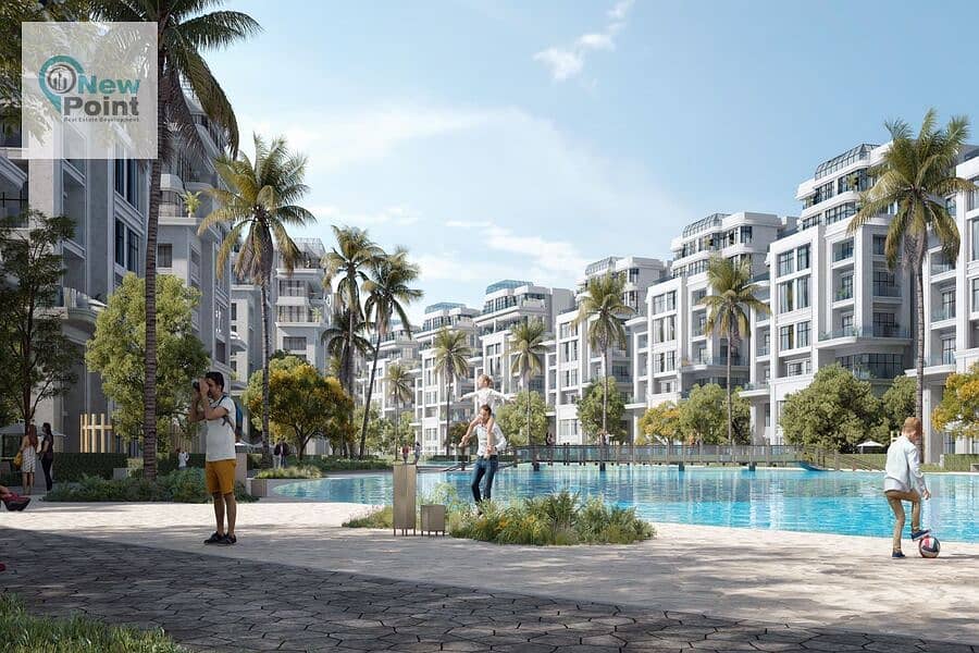 Your investment is guaranteed with Dubai Company. Own a 264 m duplex in Lumia Lagoons in R8, New Capital. 1