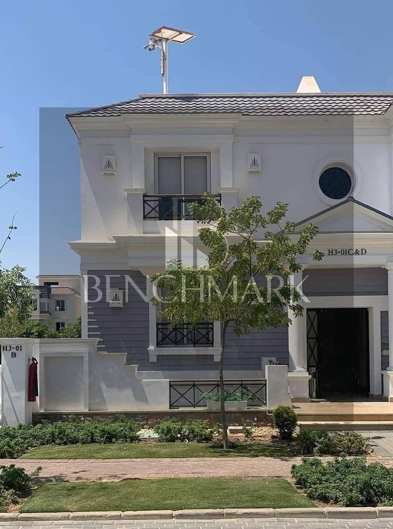 I villa for sale 3 rooms in Mountain View Kings Way Sheikh Zayed in front of Chill Out Park next to I City, Mall of Arabia, and Juhayna Square 12