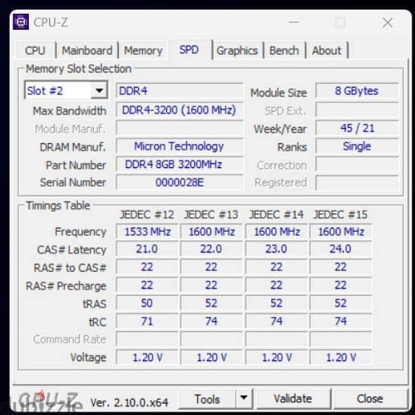 8GB DDR4 RAM 3200MHZ 3