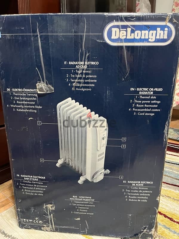 دفاية زيت ديلونجى Delonghi  ٩ ريشه 3