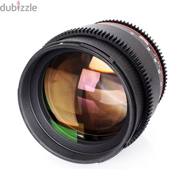 samyang for canon EF cine lens 85MM F1.4 عدسه سينما 3