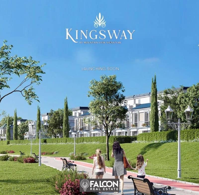 بمقدم 390 الف فيلا للبيع باقل سعر ف KINGSWAY ماونتن فيو في 6 أكتوبر موقع مميز في التوسعات الشماليه   Kingsway Mountain View 6 October 3