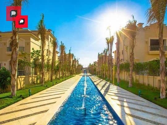 Townhouse villa for sale, immediate delivery, in La Vista Patio 5 East, El Shorouk, the heart of El Shorouk City, next to Heliopolis Club, near the Fi 2