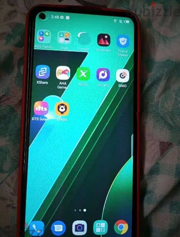 هاتف infinix note 7 للبيع حالة ممتازة مغير شاشة فقط 2