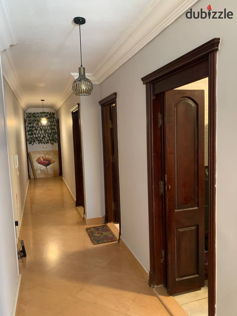 Apartment 180m for rent, suitable for administrative purposes, in Al-Nargis Buildings 12