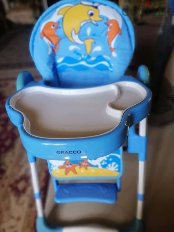 Gracco baby feeding chair excellent condition 7