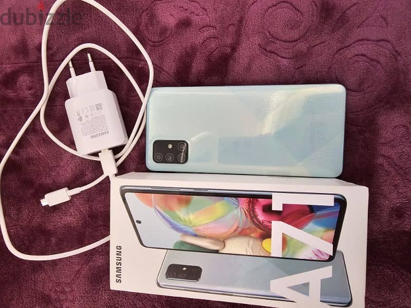 Samsung a71 & 128g & 8ram  استعمال نظيف جدا بدون خدش او صيانة نهائيا 0