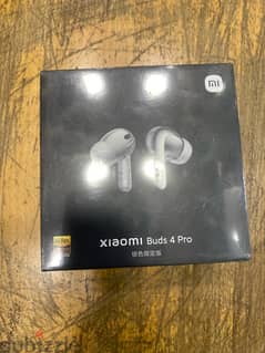 Xiaomi Buds 4 Pro silver جديد متبرشم