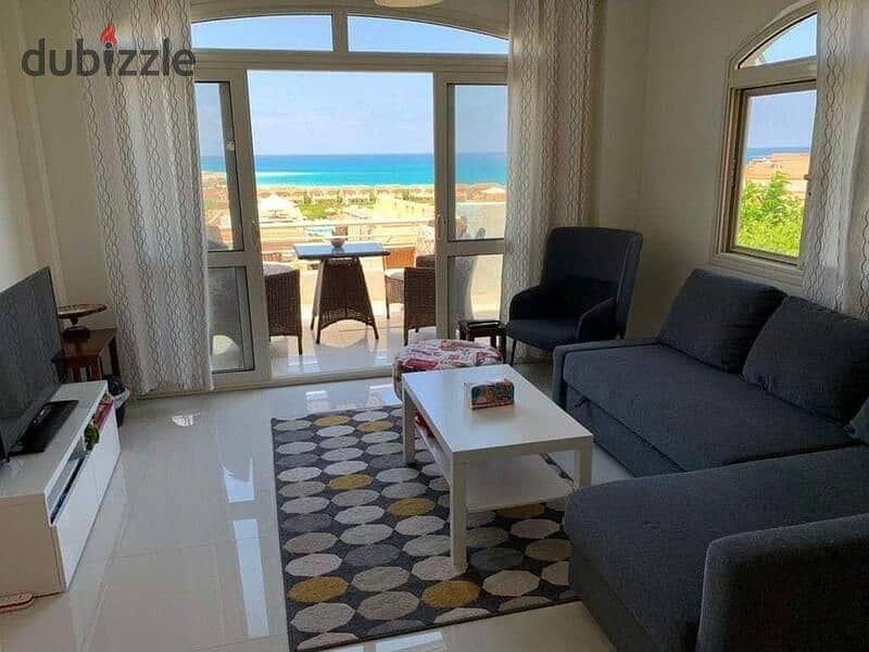 بنص الثمن شاليه 130م عالبحر ومتشطب في السخنه  For quick sale, a 130 sqm chalet on the sea sokhna 4