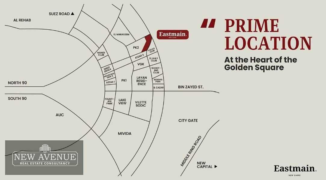 office for sale 141 m Corner View at EastMain       OM-AS 63 3