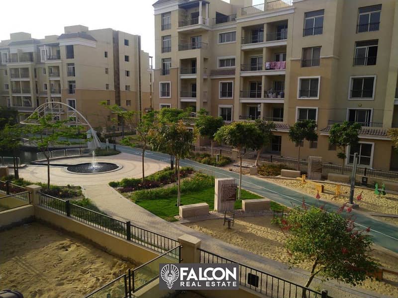 For 600 thousand, a two-bedroom apartment for sale in New Cairo, Sarai Compound 1