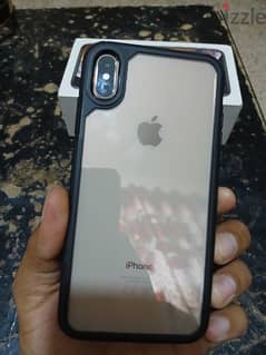 آيفون xs max مساحه 64 ‏بطارية 78 مع العلبة 0