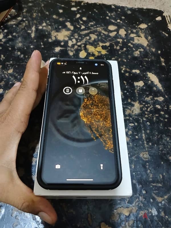 آيفون xs max مساحه 64 ‏بطارية 78 مع العلبة 3