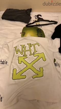 off white ti shirt