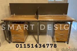 خلية عمل work station  بارتيشن Partition خشب mdf اسباني وحدات كول سنتر