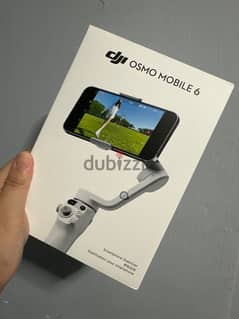 جيمبل اوزومو 6 لم يستخدم  ومعاه الكرتونة  DJI OSMO MOBILE 6