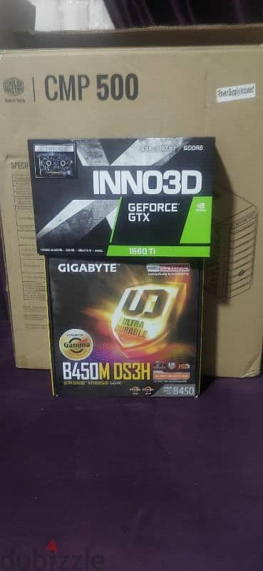 بالكراتين ry 5500 اقوى من i5 11th بكارت gtx 1660 ti بحاله الجديد 2