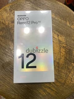 OPPO Reno 12 Pro 5G dual sim 512/12G Purple جديد متبرشم