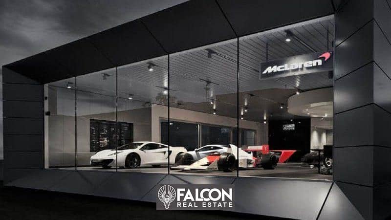 For sale, the largest and most luxurious car showroom in front of City Stars in Nasr City, with facilities 8