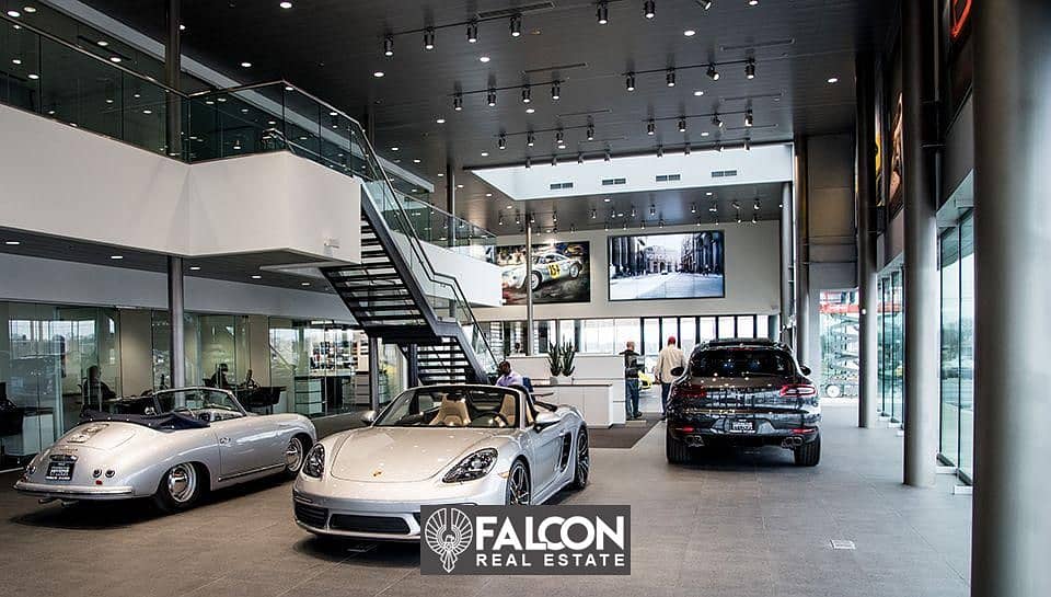 For sale, the largest and most luxurious car showroom in front of City Stars in Nasr City, with facilities 10