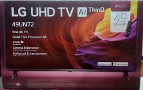 شاشه lg سمارت 49 بوصه 4k برسيفر داخلي كسر الزيروووو 0