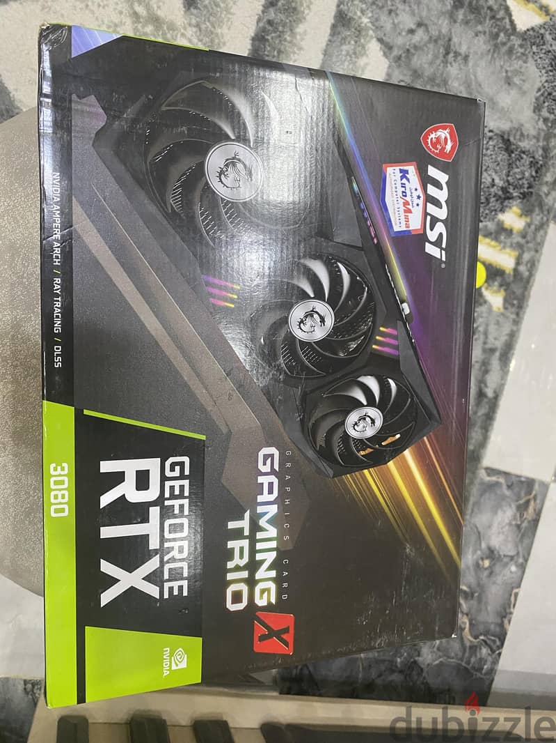 صلي علي الحبيب المصطفى RtX 3080 Msi GaminG X Trio 10 Gb. . . معاه كامل 5