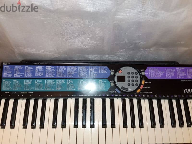 piano Yamaha psr 77 3