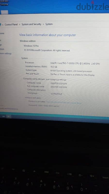 laptop lenovo i7 5th gen 2