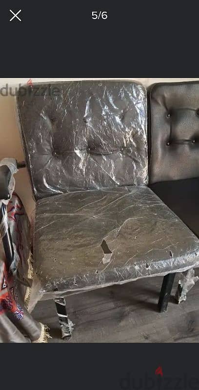 3 Leather Chair Set 2