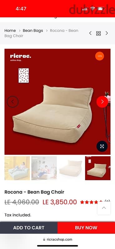 Rocona - Bean Bag Chair 2