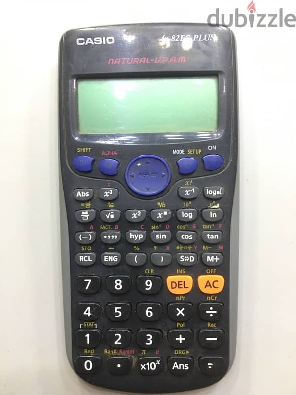 صناعة ياباني Casio fix-82es plus بحالة جيدة جدا الة حاسبة رقمية 6