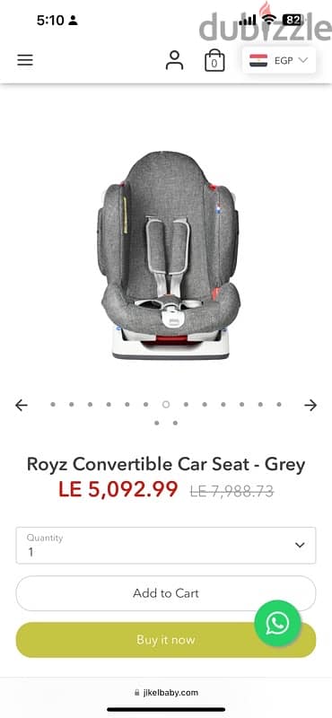 Imported Car seat (Jikel) made in France 6