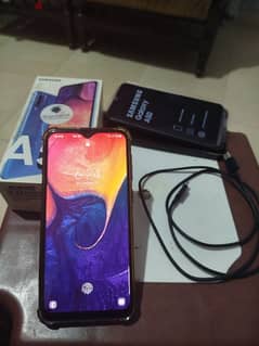 Samsung A50 4/128 سريع و قوي ومفهوش عيوب بصمه طالقه