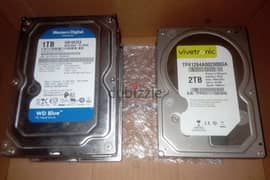 5 x HDD 1TB and 2TB