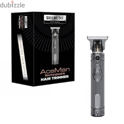 Rebune Ace Man Rechargeable Hair Trimmer - RE-7712 - Grey