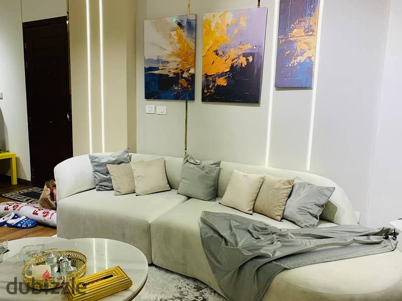 Hotel furnished apartment in Madinaty New Cairo - modern decorated in a prime location with a view on the garden 6