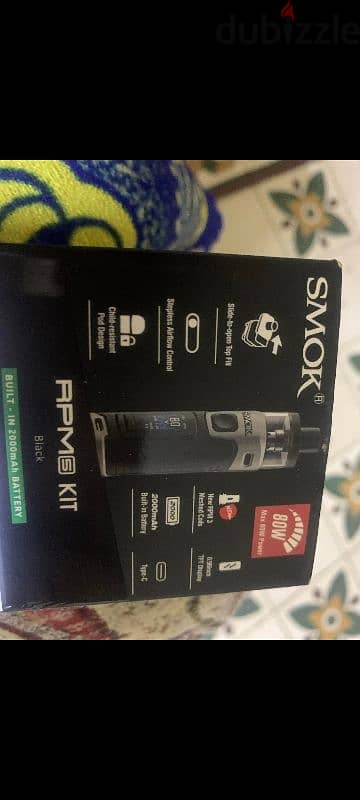 فيب Smok استعمال شهر ونص معاها كل حاجه بتعتها 3