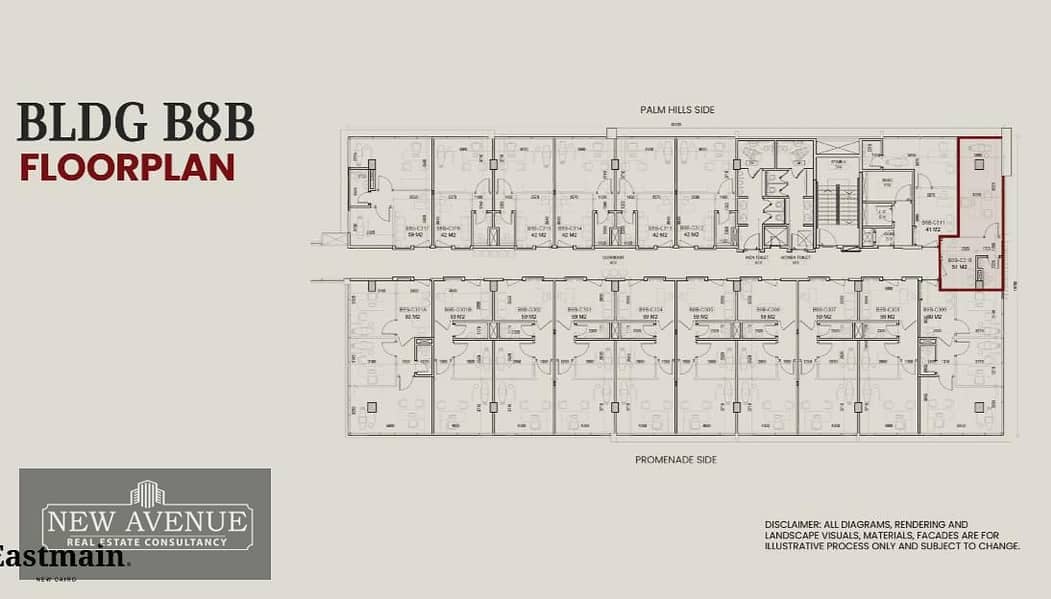 Clinic for sale new cairo at eastmain By Mobco          MS-AA 88 5