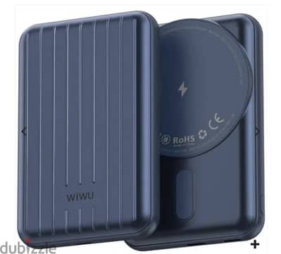 WiWU PP02 5000mAh Truck Series 15 watt Wireless charging Blue