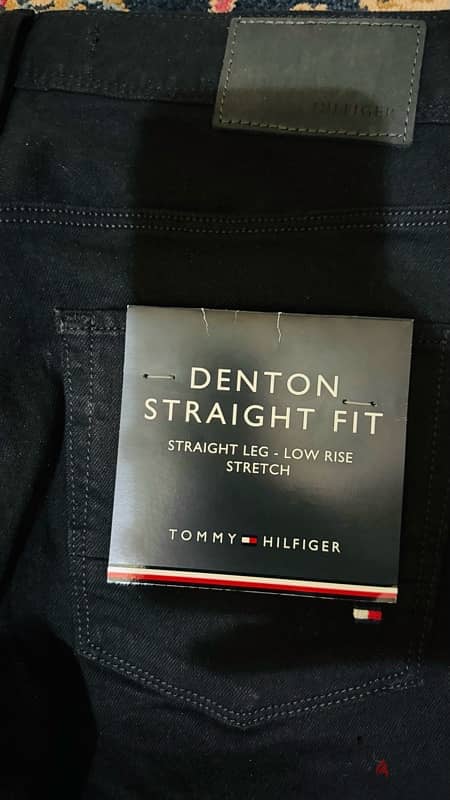 Original Tommy Hilfiger Jeans - Clean Black Denton Straight Fit. 2