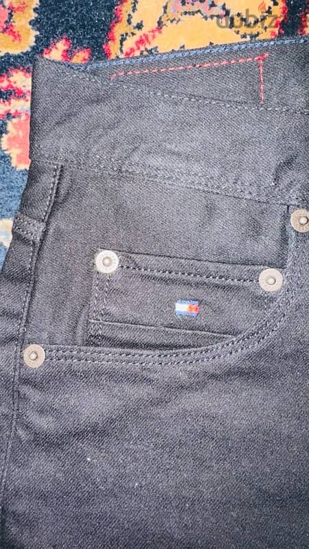 Original Tommy Hilfiger Jeans - Clean Black Denton Straight Fit. 5