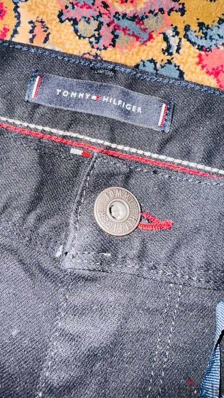 Original Tommy Hilfiger Jeans - Clean Black Denton Straight Fit. 6