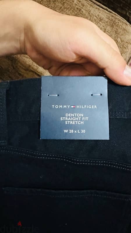 Original Tommy Hilfiger Jeans - Clean Black Denton Straight Fit. 9