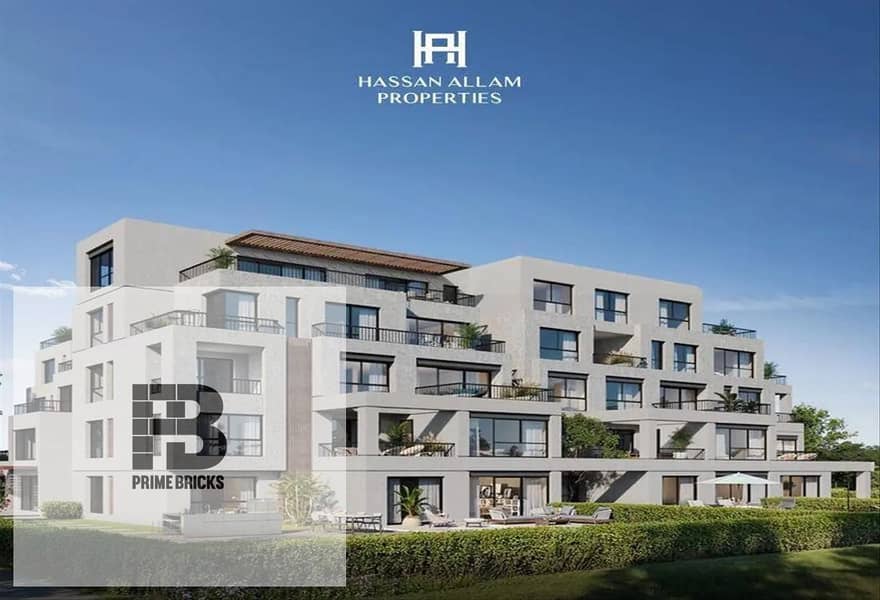 A special offer at the price of the launch and an installment over 10 years for sale, an apartment of 120 m from Hassan Allam Park Central in Mostakba 8