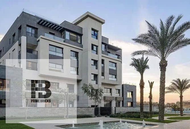 للبيع دوبلكس بجاردن3/4 تشطيب   بقسط على 10 سنوات في تريو جاردن  Trio Garden M Squared في التجمع الخامس 0